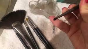 how to sterilise clean makeup brushes