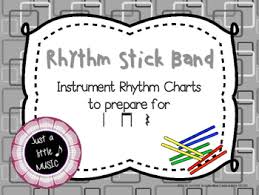 Rhythm Stick Band Instrument Reading Practice Charts Preparing For Ta Titi Rest