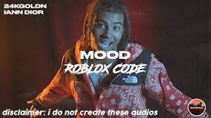 1305328437 this is the music code for mood by lil uzi vert and the song id is as mentioned above. Roblox Id Code 24kgoldn Mood Ft Iann Dior Youtube