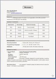 Latest Resume Format   Resume Format Resume Format For Mca Freshers