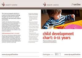 child development chart 0 11 years