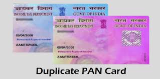 how to get duplicate pan card