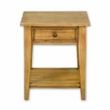 Old Pine Tapered Leg End Table Made