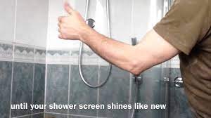 limescale and make your shower screen