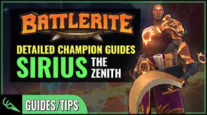 Up to date game wikis, tier lists, and patch notes for the games you love. Sirius Guide Detailed Champion Guides Battlerite Early Access Youtube