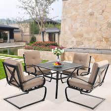 Outdoor sectional sofa sets, 4 pieces outdoor furnit. Andover Mills Cedar Creek Square 4 Person 37 Long Dining Set With Cushions Reviews Wayfair