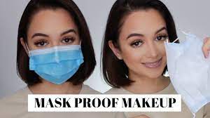 how to wear makeup with a face mask