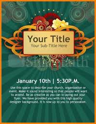 9 Event Flyer Free Template Business Opportunity Program
