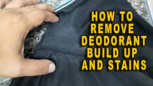 HOW TO REMOVE HARD DEODORANT BUILD UP AND STAINS IN CLOTHES | Travel  Essential Tips and Tricks - YouTube