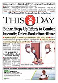 Check spelling or type a new query. Friday 5th March 2021 By Thisday Newspapers Ltd Issuu