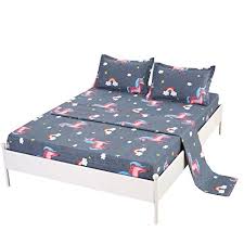 sdiii 2pc unicorn bedding sheet sets