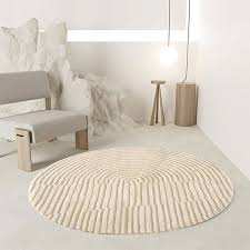 wabi sabi round carpet polyester and