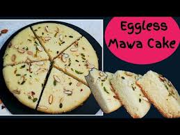eggless mawa cake without oven recipe