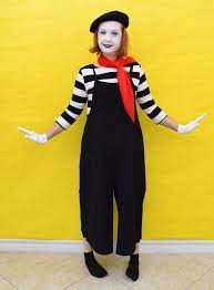 easy diy mime costume dream a little