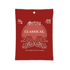 Martin M160 Silverplated Ball End Classical Guitar Strings Full Set
