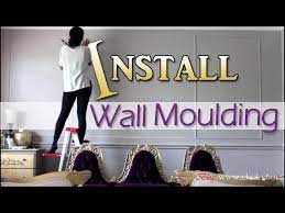 Install Wall Moulding Molding Trim
