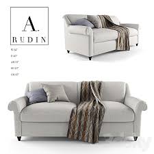 sectionals 2521 by a rudin sofa 3d