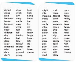 Sight Words Flashcards Second Grade