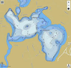Strawberry Lake Fishing Map Us_mi_47_101 Nautical