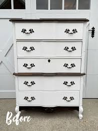 Painted French Provincial Dresser
