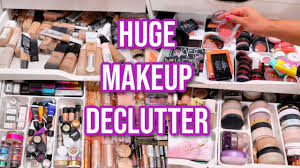 huge makeup declutter 2021 you