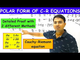 Polar Form Of C R Equations Proof By 2
