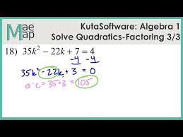 Kuta Algebra 1 Solving