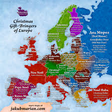christmas gift bringers of europe