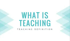 teaching definition learning an