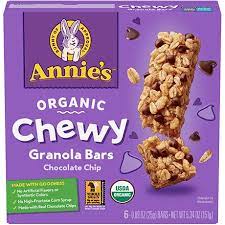 Annie S Chewy Granola Bars Vegan gambar png