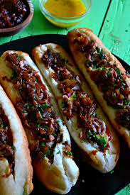 sweet chili whiskey loaded hotdog