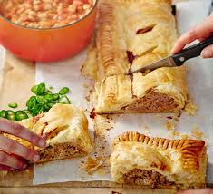 jumbo sausage roll with salsa beans by cie best recipe rating static