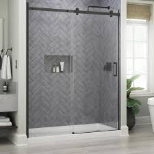 frameless sliding shower door