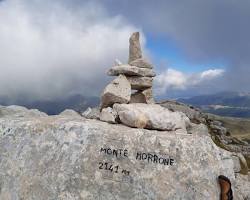 Monte Morrone da Corvaro trekking in Montagne della Duchessa, Italy