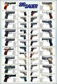 42 Models German Sig Sauer Revolvers Guns Pistols Paper