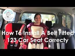 Install A Belt Fitted 123 Car Seat