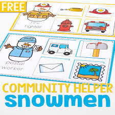 Winter Community Helpers Activities For Preschool Life Over Cs