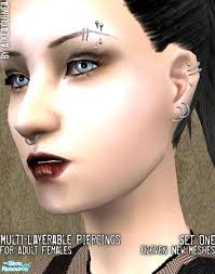 the sims resource layerable piercings