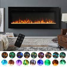 Delux 70inch Hd Led Fireplace Wall