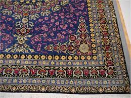 unique persian blue kashan rug
