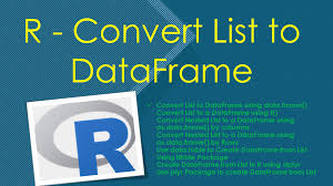 convert list to dataframe in r spark
