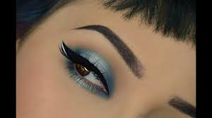 blue gray eye shadow tutorial you