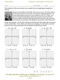 graphing linear inequalities