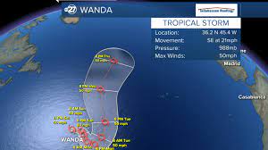Subtropical Storm Wanda forms over the ...