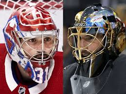 A goaltender mask, commonly referred to as a hockey mask or a goalie mask, is a mask worn by ice hockey, inline hockey, field hockey, bandy and floorball goaltenders to protect the head from injury. Jack Todd Showdown Between Price And Fleury Shaping Up To Be A Gripping Spectacle Montreal Gazette