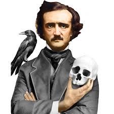 Edgar Allan Poe Shaped Card - The Literary Gift Company