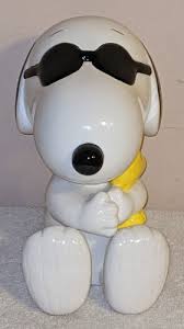 Joe Cool Snoopy Woodstock Ceramic