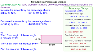 calculating a percene change mr