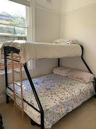 bunk bed queen bottom furniture