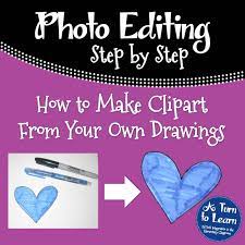 make clipart from your own drawings